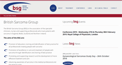 Desktop Screenshot of britishsarcomagroup.org.uk
